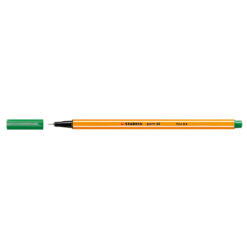 Liner Stabilo Point 88, varf fetru, 0.4 mm, verde