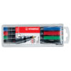 Marker permanent Stabilo Universal OHP 842, corp plastic, varf rotund, 0.7 mm, 4 bucati/set (negru, rosu, albastru, verde) Marker permanent Stabilo Universal OHP 842, corp plastic, varf rotund, 0.7 mm, 4 bucati/set (negru, rosu, albastru, verde)