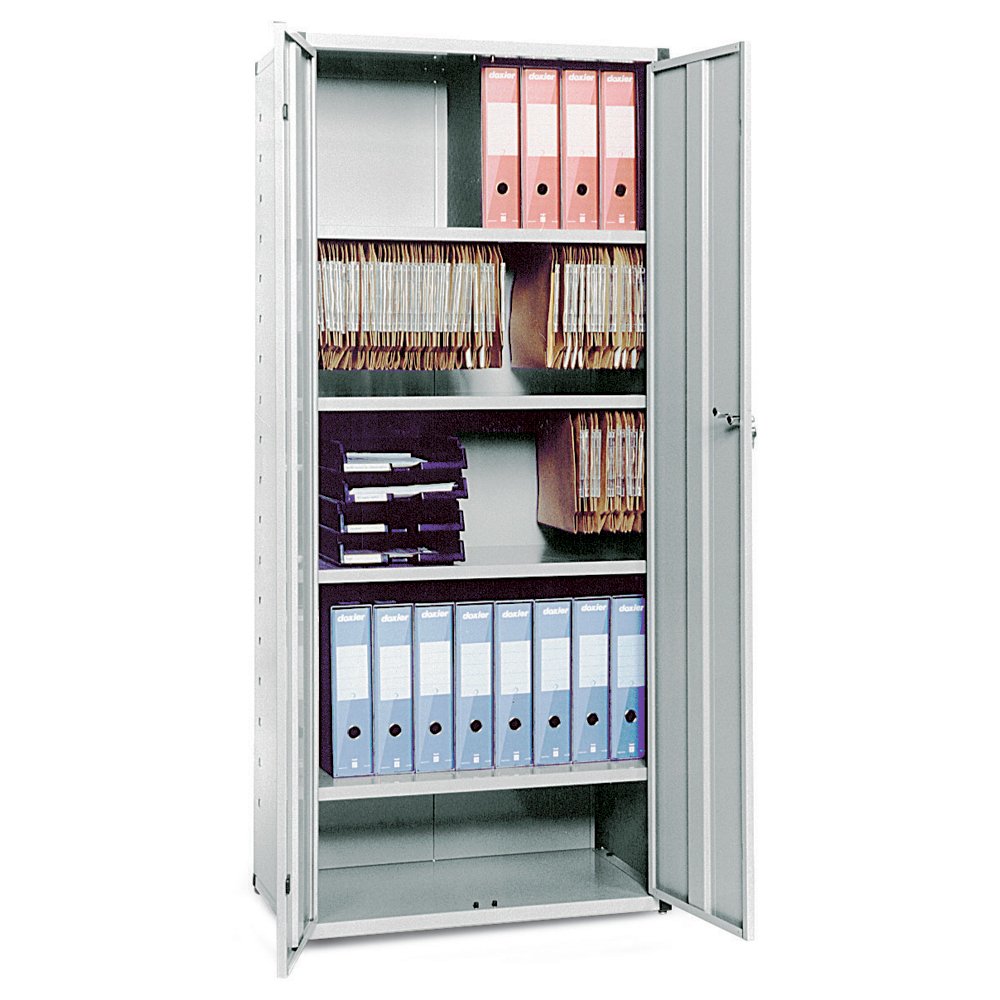 Dulap metalic Ingeco, gri, 80x44x183 cm, 2 usi batante, 4 polite Dulap metalic Ingeco, gri, 80x44x183 cm, 2 usi batante, 4 polite