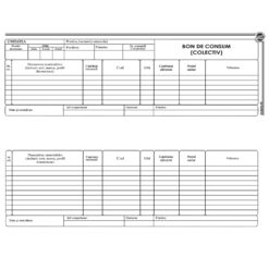 Bon consum colectiv, 2/A4, 100 file, fata-verso, 3 bucati/set