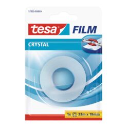 Banda adeziva Tesa Crystal, 19 mm x 33
