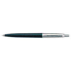 Pix cu mecanism, Parker, Jotter, 0.8 mm, plastic, accesorii inox, negru