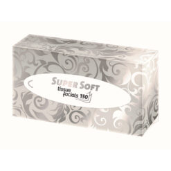 Servetele faciale, Wepa, Supersoft, 2 straturi, albe, 150 bucati/cutie