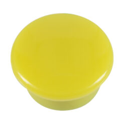 Set 10 magneti Westcott, d15 mm, galben, sustin 3/4 coli, 80g