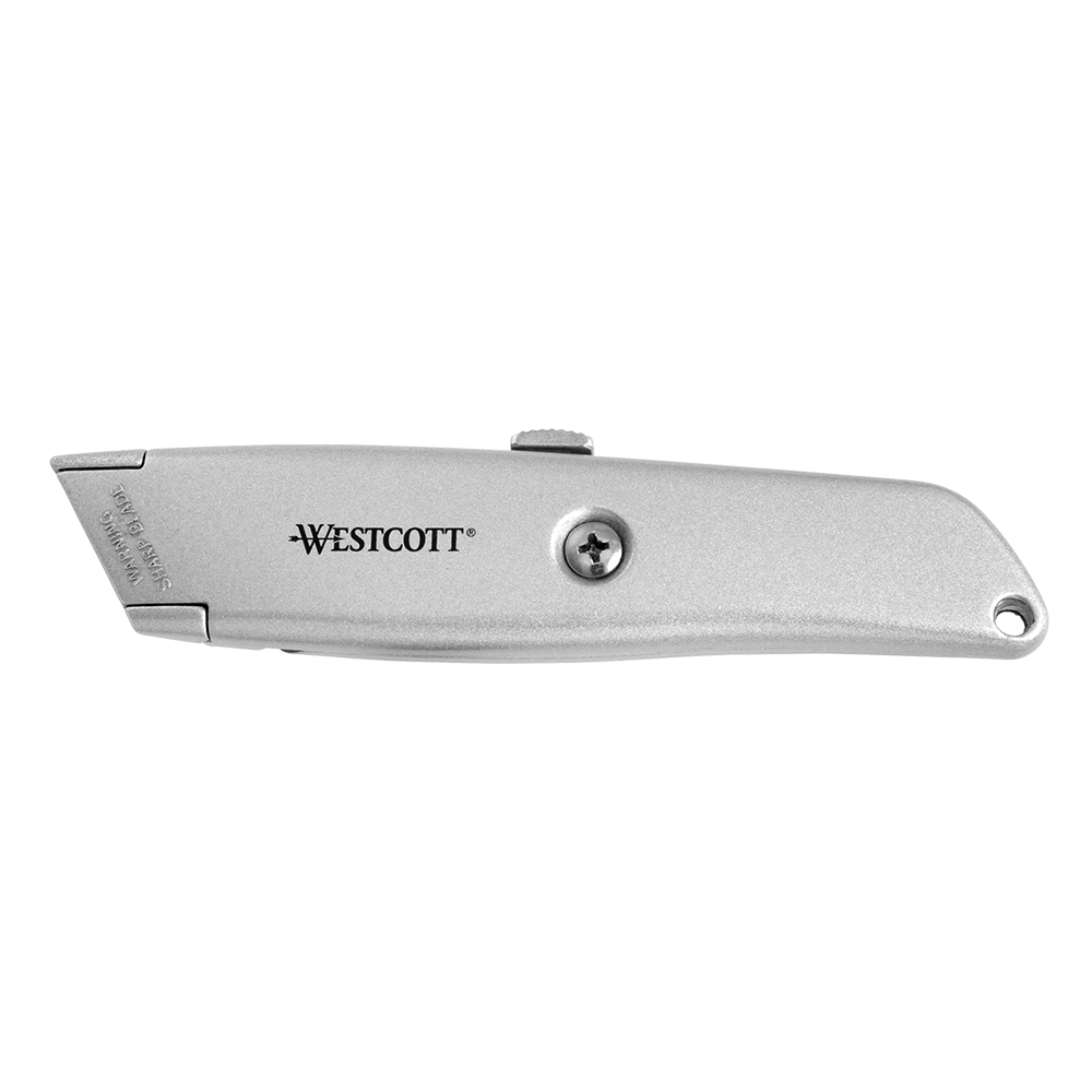 Cutter Metal Westcott latime lama 18mm, robust, maner metalic Cutter Metal Westcott latime lama 18mm, robust, maner metalic