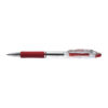 Pix cu mecanism Zebra Jimnie, grip, corp plastic, varf 0.7 mm, culoare scriere rosu