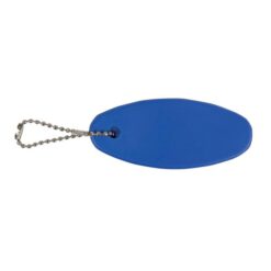 Oval floating PU key ring