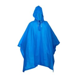 Water-resistant, embossed PVC (260 g) poncho, supplied in a transparent bag. One size Water-resistant, embossed PVC (260 g) poncho, supplied in a transparent bag. One size