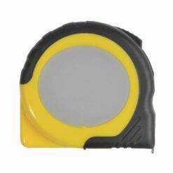 ABS 5-metre quick-release tape measure with lock button, rubber grip and belt clip
