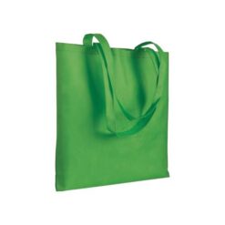 Stitched 80 g/m2 non-woven fabric shopping bag, long handles