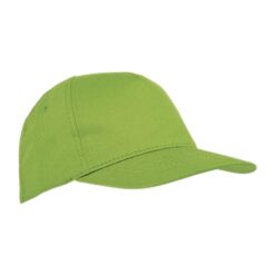 Cotton 5-panel cap with 2 mm-thick visor, embroidered eyelets and adjustable velcro strap Cotton 5-panel cap with 2 mm-thick visor, embroidered eyelets and adjustable velcro strap