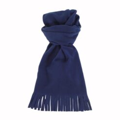 Fleece scarf with tassels