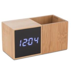 Desk clock with organizer BAMBOO Desk clock with organizer BAMBOO