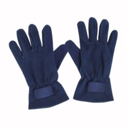 Women fleece gloves with customizable label