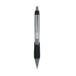 Plastic snap pen with rubberised grip and metal clip, jumbo refill Plastic snap pen with rubberised grip and metal clip, jumbo refill