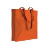 280 g/m2 canvas shopping bag, long handles and gusset