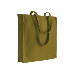 220 g/m2 cotton shopping bag, long handles and gusset