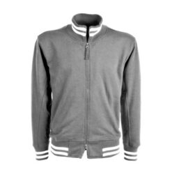 Men s sweatshirt with full zipper, 60% cotton/40% polyester (280 g/m2)