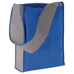 Stitched 80 g/m2 non-woven fabric haversack shoulder bag with gusset