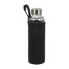 Glass drinking bottle in neoprene pouch Klagenfurt