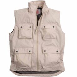 Multi-pocket polyester vest with inner pongee mesh lining. Sizes: S/M/L/XL/XXL Multi-pocket polyester vest with inner pongee mesh lining. Sizes: S/M/L/XL/XXL