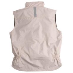 Multi-pocket polyester vest with inner pongee mesh lining. Sizes: S/M/L/XL/XXL