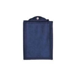 Stitched 80 g/m2 non-woven fabric foldable shopping bag with gusset and short handles