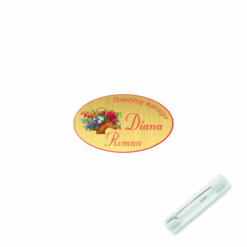 Ecuson Printat, material acrilic - sistem prindere ac Ecuson Printat, material acrilic - sistem prindere ac