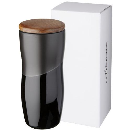 Reno 370 ml double-walled ceramic tumbler Reno 370 ml double-walled ceramic tumbler