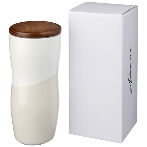 Reno 370 ml double-walled ceramic tumbler Reno 370 ml double-walled ceramic tumbler