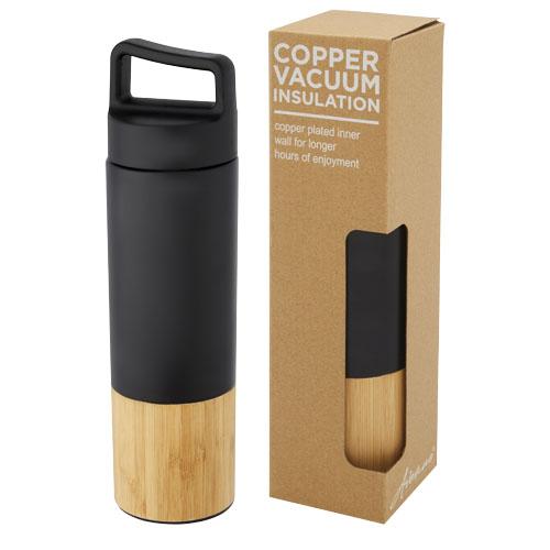 Torne 540 ml copper vacuum insulated stainless steel bottle with bamboo outer wall Torne 540 ml copper vacuum insulated stainless steel bottle with bamboo outer wall