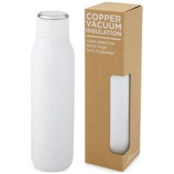 Marka 600 ml copper vacuum insulated bottle with metal loop Marka 600 ml copper vacuum insulated bottle with metal loop