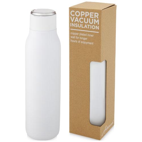 Marka 600 ml copper vacuum insulated bottle with metal loop Marka 600 ml copper vacuum insulated bottle with metal loop