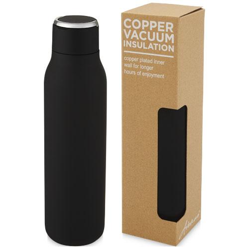Marka 600 ml copper vacuum insulated bottle with metal loop Marka 600 ml copper vacuum insulated bottle with metal loop