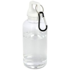 Oregon 400 ml RCS certified recycled plastic water bottle with carabiner Oregon 400 ml RCS certified recycled plastic water bottle with carabiner
