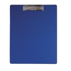 Plastic A4 folder with metal clip
