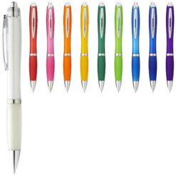 Nash ballpoint pen with coloured barrel and grip Nash ballpoint pen with coloured barrel and grip