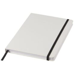 Spectrum A5 white notebook with coloured strap Spectrum A5 white notebook with coloured strap