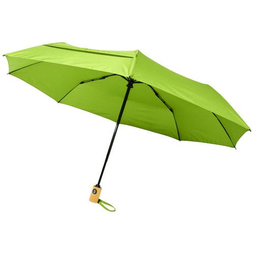 Bo 21" foldable auto open/close recycled PET umbrella Bo 21" foldable auto open/close recycled PET umbrella