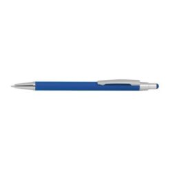 Metal ballpen with rubber coating and touch functi