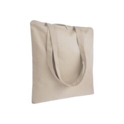 220 g/m2 cotton shopping bag, long handles, zip closure 220 g/m2 cotton shopping bag, long handles, zip closure