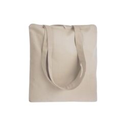 220 g/m2 cotton shopping bag, long handles, zip closure