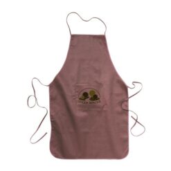 30% cotton/70% polyester (180 g/m2) long cooking apron with front pocket, 60 x 92 cm