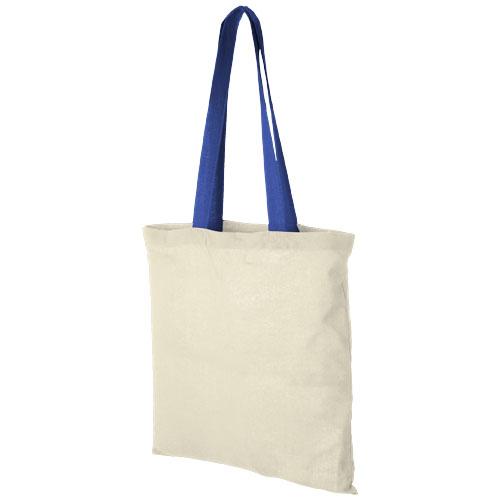 Nevada 100 g/m² cotton tote bag coloured handles 7L Nevada 100 g/m² cotton tote bag coloured handles 7L
