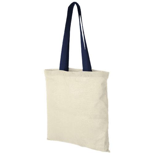 Nevada 100 g/m² cotton tote bag coloured handles 7L Nevada 100 g/m² cotton tote bag coloured handles 7L