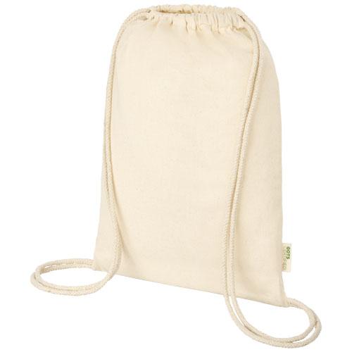 Orissa 100 g/m² GOTS organic cotton drawstring backpack 5L Orissa 100 g/m² GOTS organic cotton drawstring backpack 5L