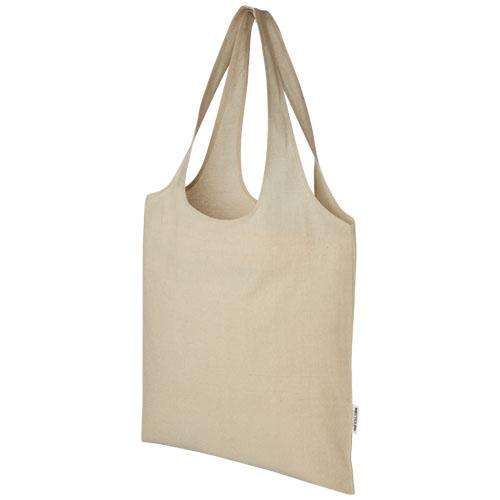 Pheebs 150 g/m² recycled cotton trendy tote bag 7L Pheebs 150 g/m² recycled cotton trendy tote bag 7L