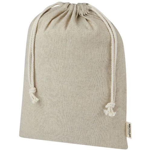 Pheebs 150 g/m² GRS recycled cotton gift bag large 4L Pheebs 150 g/m² GRS recycled cotton gift bag large 4L