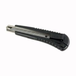 ABS Stanley knife with locking mechanism, large, 2 spare blades