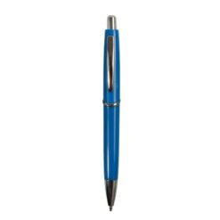 ABS plastic snap pen with coloured barrel and metal clip, jumbo refill